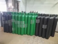 Полный контейнер газовых стальных новых водородных баллонов 350 шт. 50 л  200 бар без вентиля ТР ТС 032 горловина E25