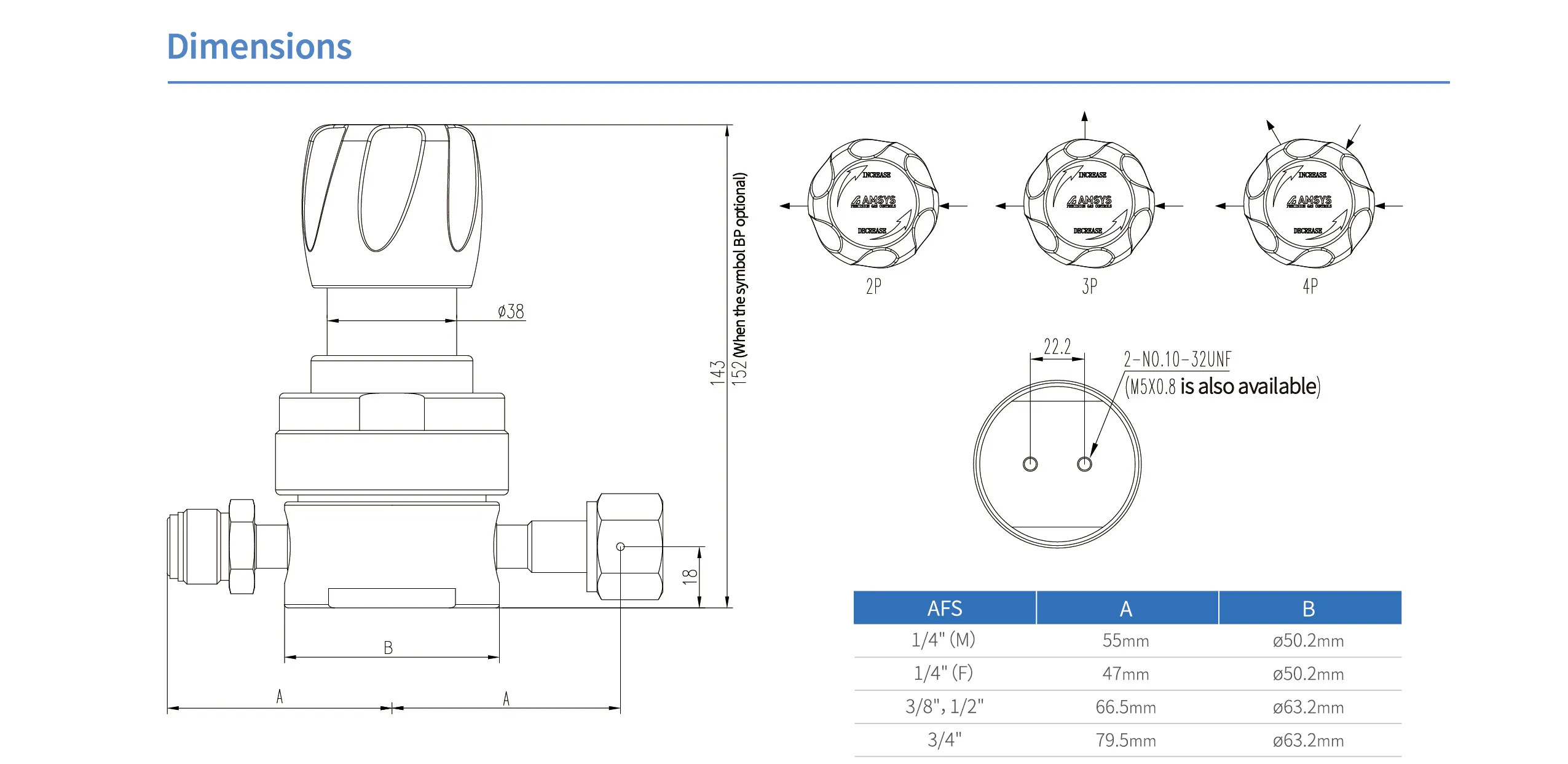 Регулятор AMFLO UHP AU23 Материал: Код ZH (Body,Gland-SUS316L;Poppet, Nozzle,Diaphragm-Hastelloy®C-22,Seat: PCTFE) ; Поверхность 0.25 um; 4х портовый, вх. давл. 206 бар, CV-0.9