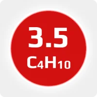 Бутан (C4H10) 3.5 (99,95%) в баллоне 50л (20кг) соединение W21,8х1/14'' LH (DIN 1) (с баллоном)